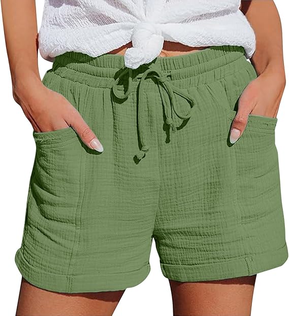 Summer Cotton and Linen Shorts