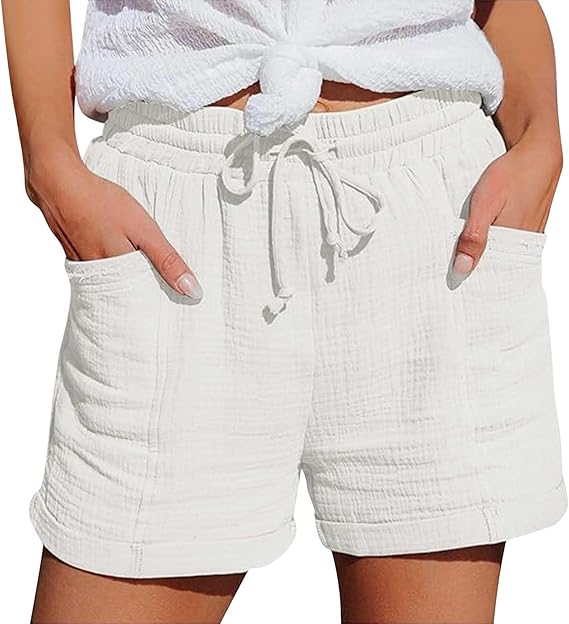 Summer Cotton and Linen Shorts