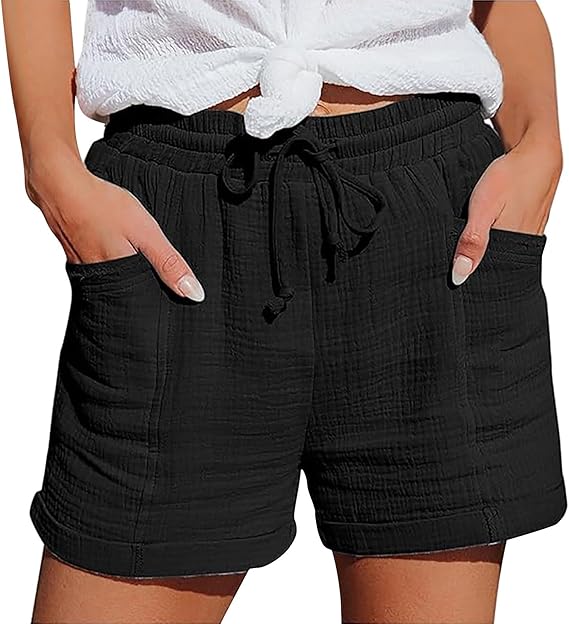 Summer Cotton and Linen Shorts